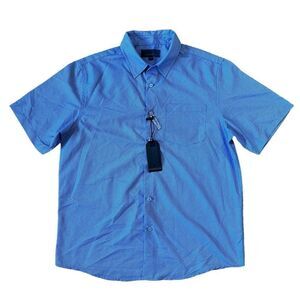 New Hydrogen Men’s Button Up Short Sleeve Size Medium